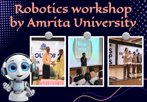 A one-day session on Robotics and Artificial Intelligence was conducted today by Mr. Rahul Narayanan, Product Manager from Amrita University.