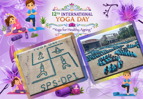 Senthil Public School celebrated the 12th International Yoga Day at Kandasamy Convention Hall under the theme “Yoga for Healthy Ageing”. Over 2800 students from Montessori to Class XII participated with energy and discipline. The Students performed various asanas followed by Surya Namaskar with precision.
