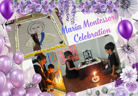 With great joy and admiration, we celebrated the life and enduring legacy of Dr. Maria Montessori, whose visionary approach brought a new meaning to childhood education.  She believed that children learn best when they are trusted, respected, and given the freedom to discover the world around them.  Today, we celebrated not only her remarkable contribution to education, but also her timeless message – to nurture every child with patience, dignity, and love.